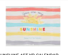 SUNSHINE 1ST YR CALENDAR