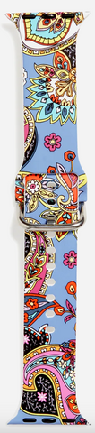 Wrist Band for Apple Watch- Provence Paisley