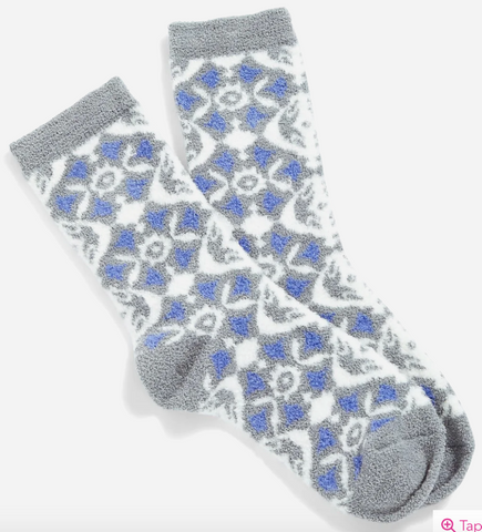 Cozy Socks- Tranquil Medallion