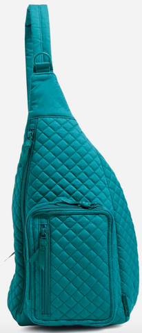 Green Sling Backpack- Forever Green