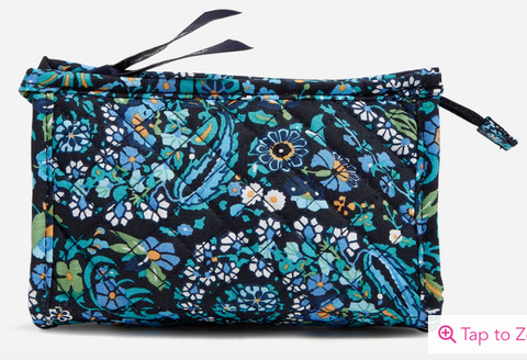 Mini Trapeze Cosmetic Bag- Dreamer Paisley