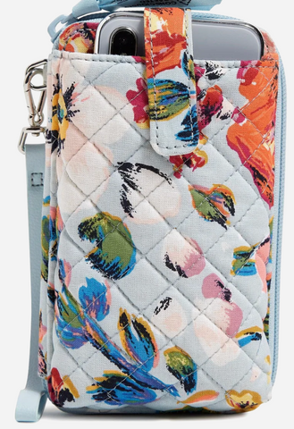 RFID Smartphone Wristlet- Sea Air Floral
