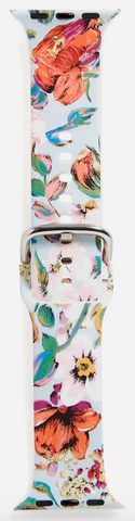 Wrist Band for Apple Watch- Sea Air Floral