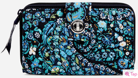 RFID Turnlock Wallet- Dreamer Paisley