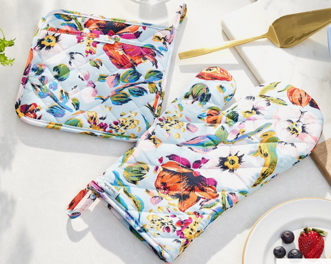 Pot Holder & Oven Mitt Set