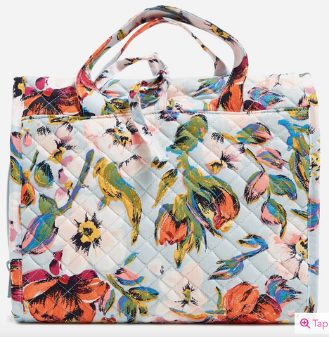 Hanging Travel Organizer- Sea Air Floral