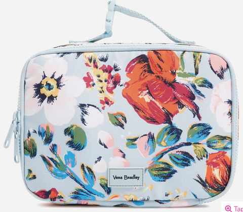 Blue ReActive Lay Flat Lunch Box- Sea Air Floral