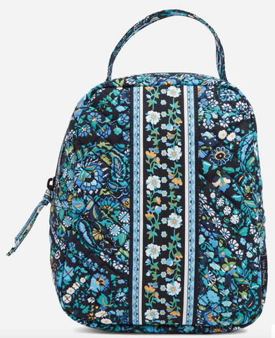 Blue Lunch Bag- Dreamer Paisley