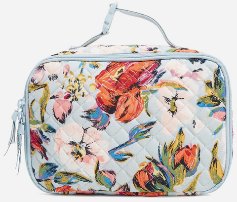 Blue Lay Flat Lunch Box- Sea Air Floral