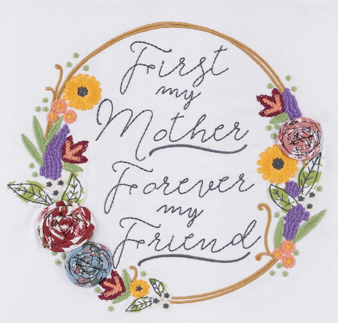 Mother and Friend Tea Towel