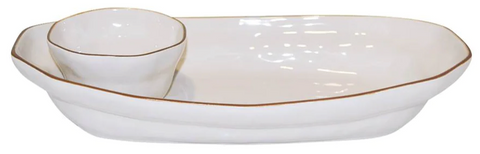 Cantaria Chip & Dip Matte White