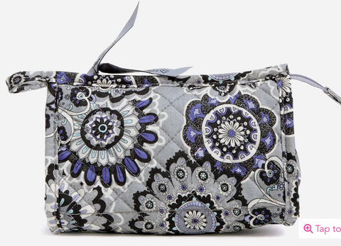 Mini Trapeze Cosmetic Bag/ Tranquil Medallion