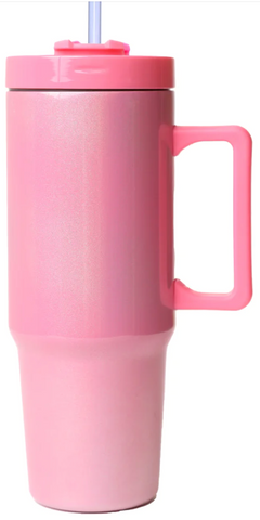 Pearlized Pink Stainless To-Go Tumbler 30oz