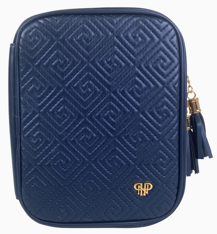 Trinity Travel Jewelry Case/ Greek Navy