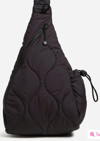 Black Featherweight Sling Backpack