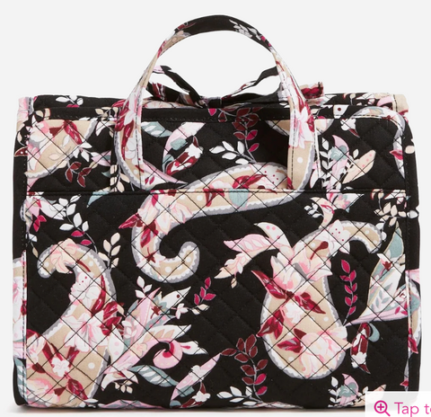 Hanging Travel Organizer/ Botanical Paisley