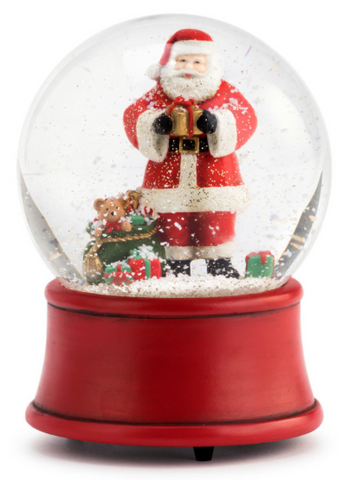 Santa Presents Snow Globe