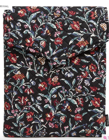 Envelope Tech Sleeve- Perennials Noir