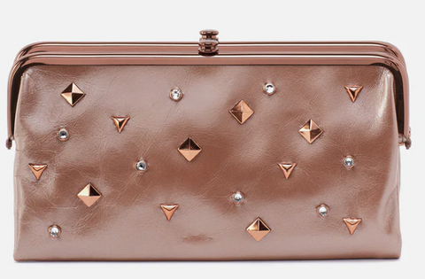 Lauren Clutch Wallet- Frosted Rose
