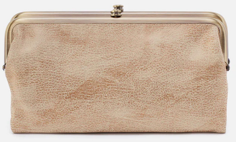 Lauren Clutch Wallet- Gold Leaf
