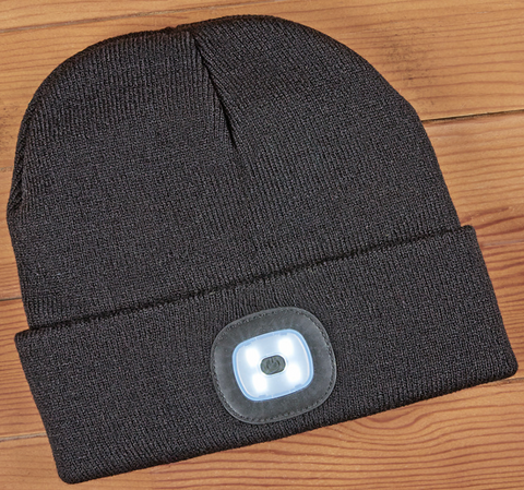 Men  Rechargeable LED Beanie