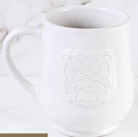 Bulldog Embossed Coffee Mug