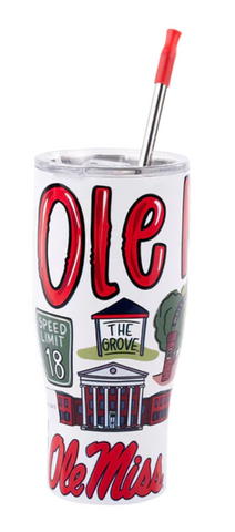 Ole Miss Icon Tumber