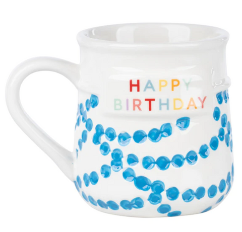 Happy Birthday Garland Mug