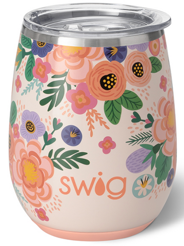 Full Bloom Stemless Wine Cup- (14oz)