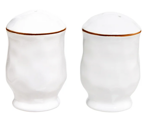 Cantaria Salt and Pepper Set White