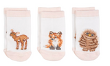 'LITTLE FOREST' WOODLAND ANIMAL BABY SOCKS