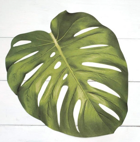 Die-Cut Monstera Leaf Placemat Sheets