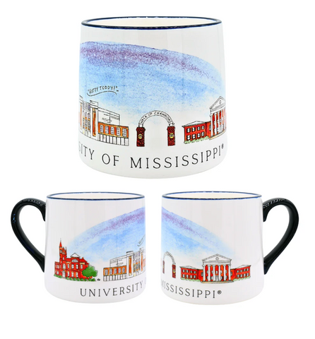 Ole Miss Skyline Ceramic Mug