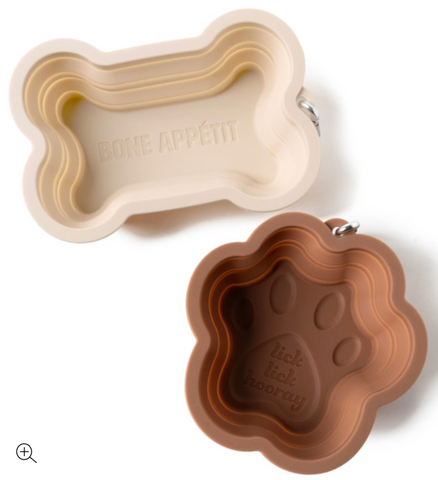 Modern Monkey sWAG Collapsible Doggie Dish