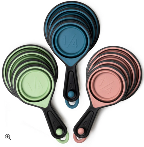 Krumbs Kitchen Silicone Collapsible Measuring Cups 4pcs Set (Copy)