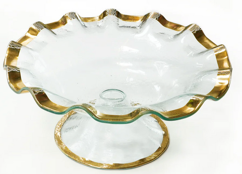 RUFFLE FOOTED BOWL