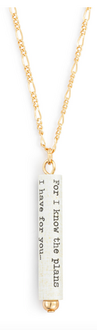 Learn for Yourself Quote Necklace
