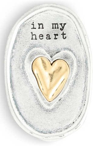 Guardian Angel Visor Clip - Heart