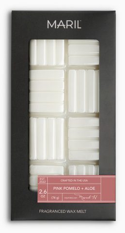 Pink Pomelo + Aloe 2.6 oz. Wax Melt - MARIL