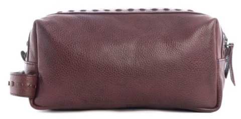 Roff Trail Toiletries Bag in Red Russet