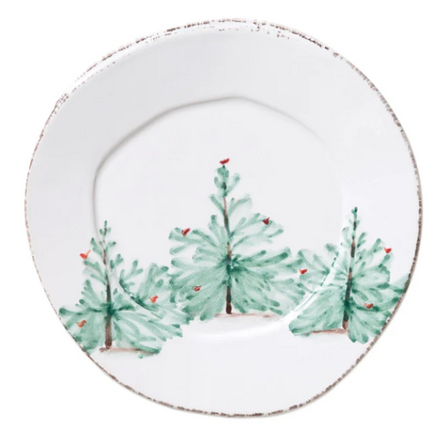 LASTRA HOLIDAY SALAD PLATE