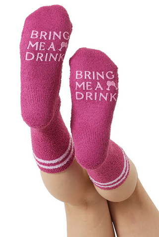 DRINK FUZZY CREW SOCKS