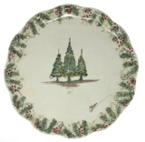 Natale Signed Ruffled Cake Plate