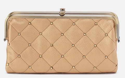 LAUREN CLUTCH-WALLET- Dusty Gold