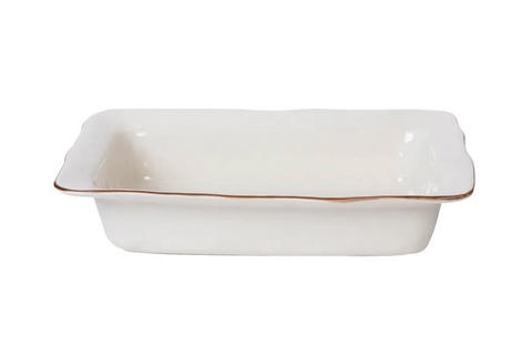 Cantaria Large Rectangular Baker White