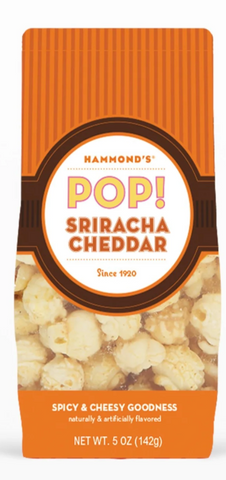 Sriracha Cheddar Popcorn