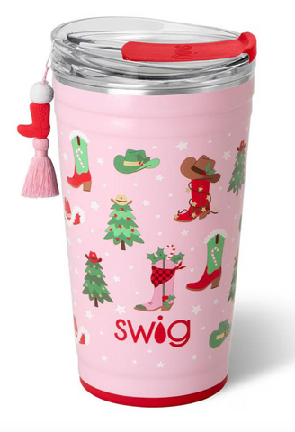 Howdy Holidays 24 oz Party Cup