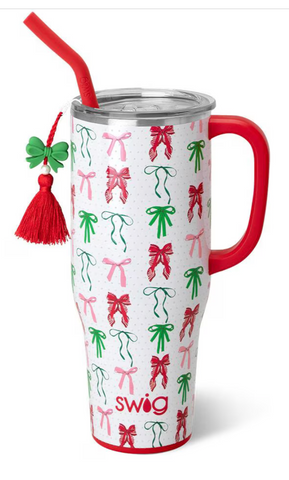 Ribbons and Bows Mega Mug 30 oz