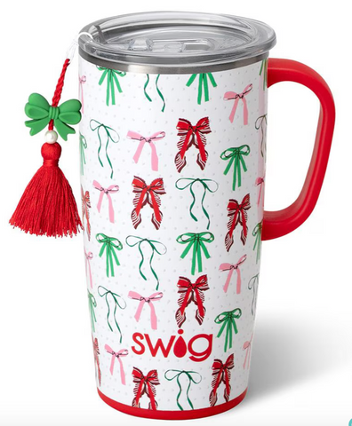 Ribbons and Bows Travel Mug 22 oz