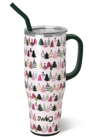 Tinseled trees Mega Mug 30 oz